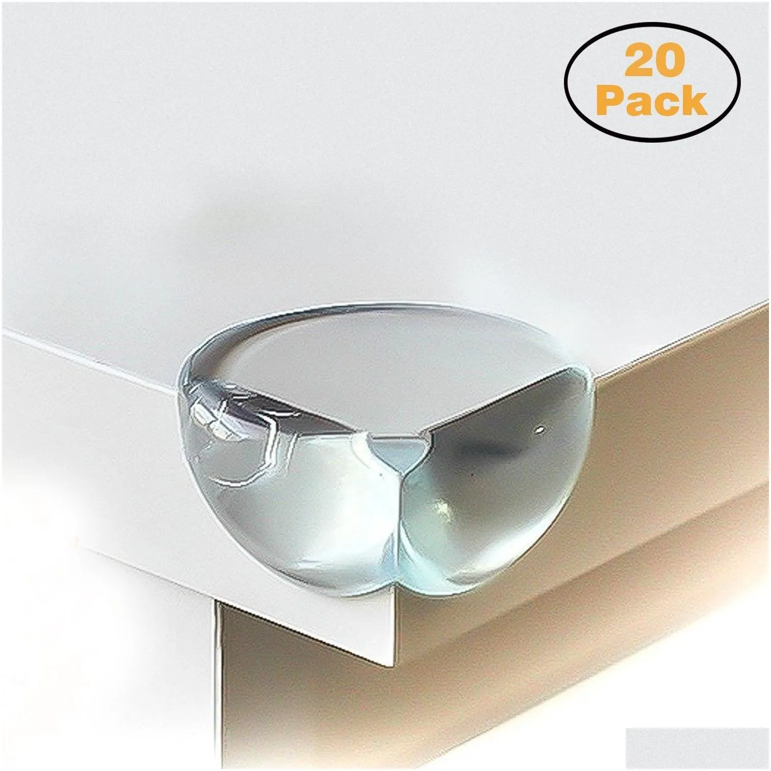safety corner protectors for kids (20 pcs), quality clear soft large table edge bumper guards for child baby proofing