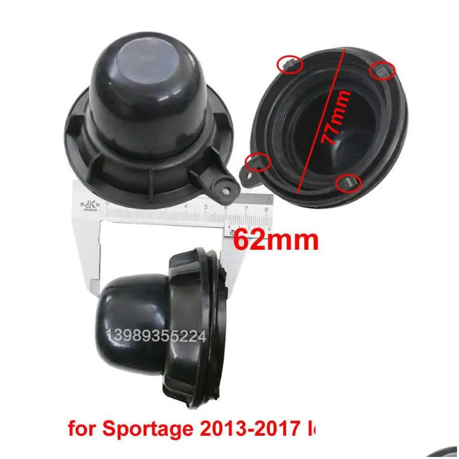 for kia sportage 2007-2012 2013-2017 low high beam light lengthened dust cover dustproof headlamp seal cap refitting parts 1pcs