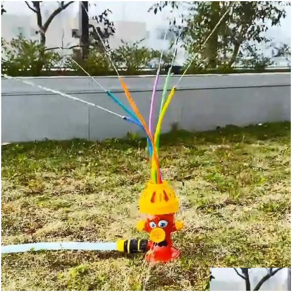 baby toy hydrant sprinkler outdoor water spray toy backyard garden water toys summer yard cartoon splash sprinkler baby bath toy for kids