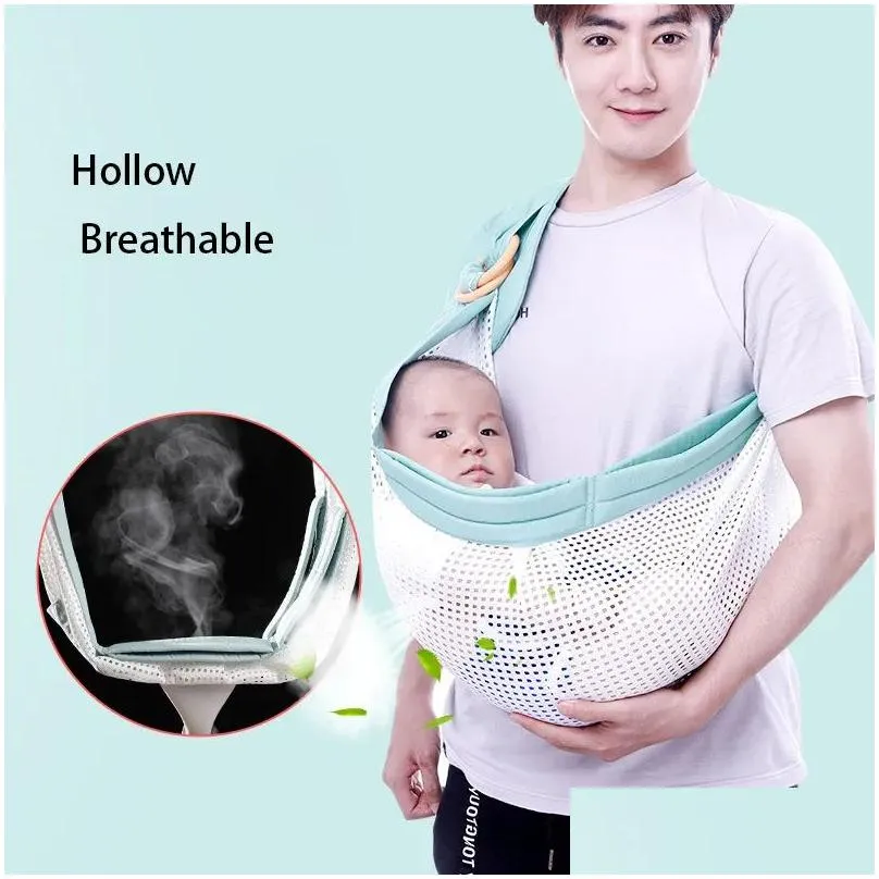 baby carrier sling for infant breathable natural wrap newborns soft cotton nursing cover multi functional breastfeeding towel zz