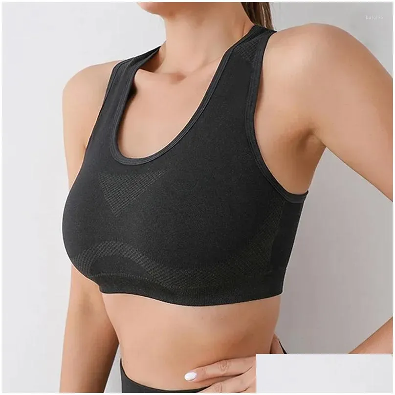 Yoga Outfit Push Up Sports Bras Top Women Fitness Vest Seamless Underwear  Shockproof Bra Quick Dry Brassiere Gym Sportswear Drop Deliv Ot0Fg From  Cjhome3104, $22.55
