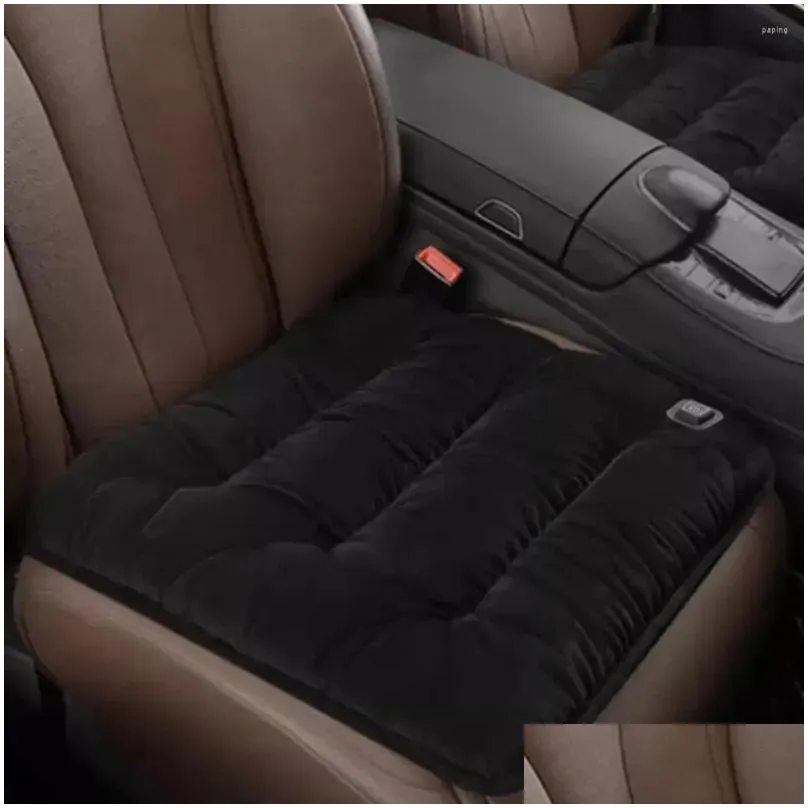 car seat covers usb cushion winter with charging 3 gears temperature adjustment soft plush mat for home safe