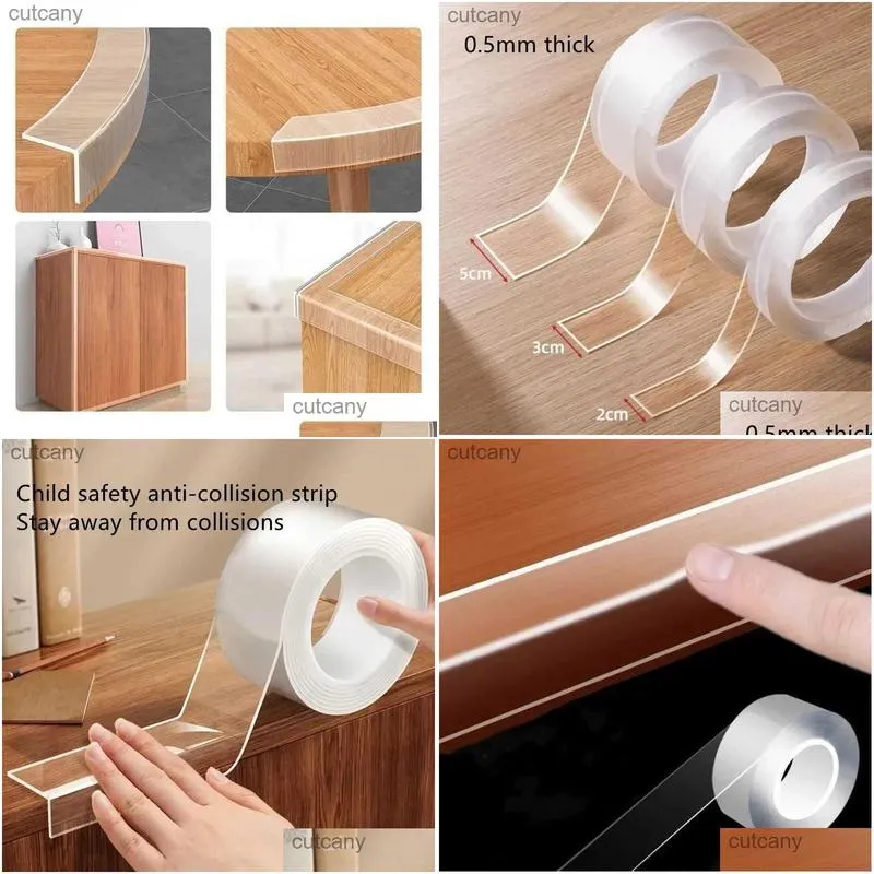 corner edge cushions baby protection transparent edge protection strip child safety table corner anti-collision strip for cabinet table