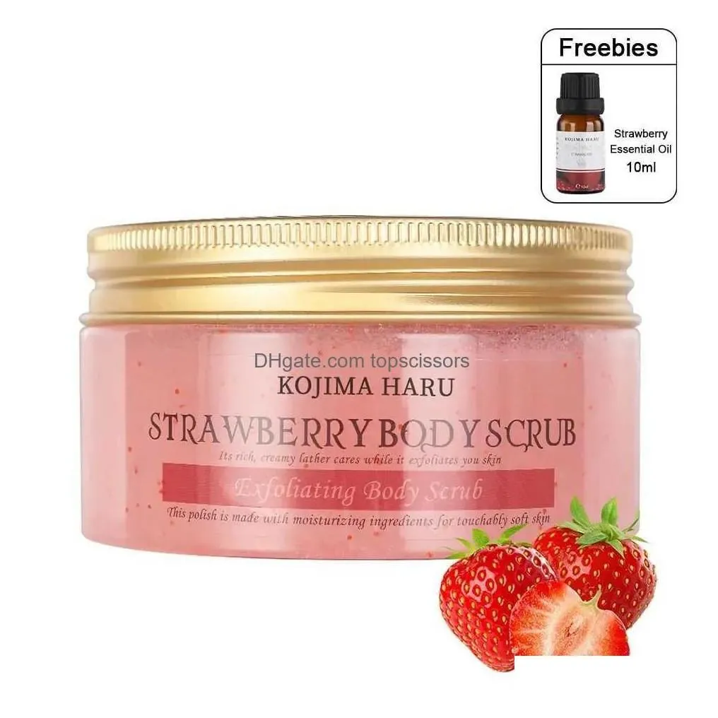 body scrubs 200g chocolate scrubexfoliate face salt scrub with anti-aging propertiesremoves dead skin cellspore cleanser1pcs drop del