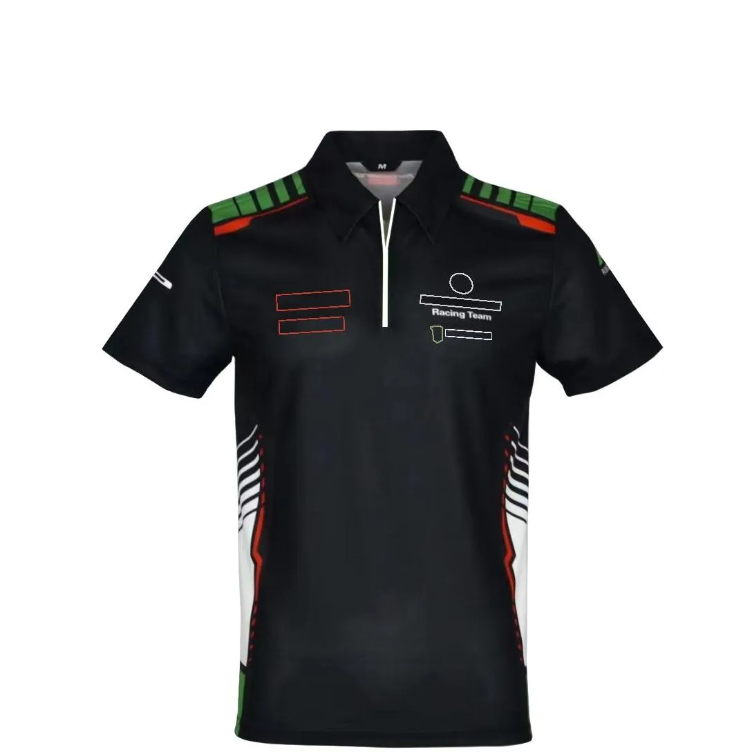 new motorcycle factory racing t-shirt quick-drying polo shirt motorcycle team half sleeve breathable plus size customization