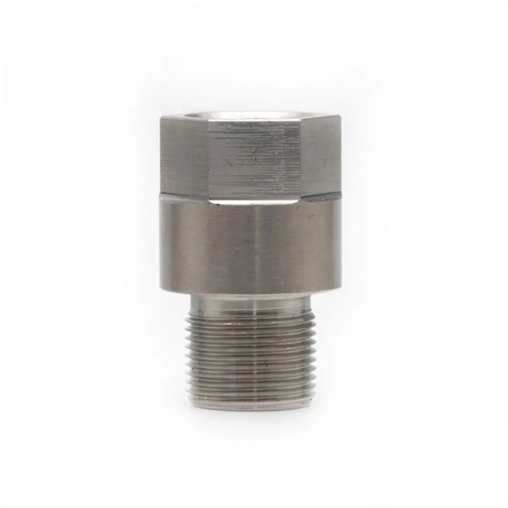 37/64-28 female to 5/8-24 male fuel filter adapter stainless steel thread adapter solvent trap threads changer ss screw converter