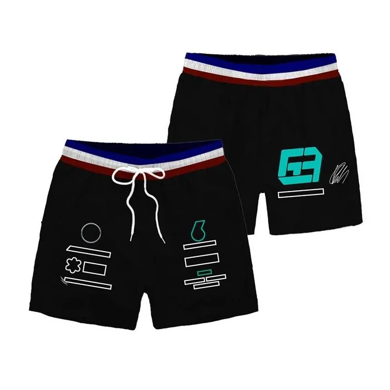 2022 new f1 shorts summer team sports pants outdoor casual sports racing pants
