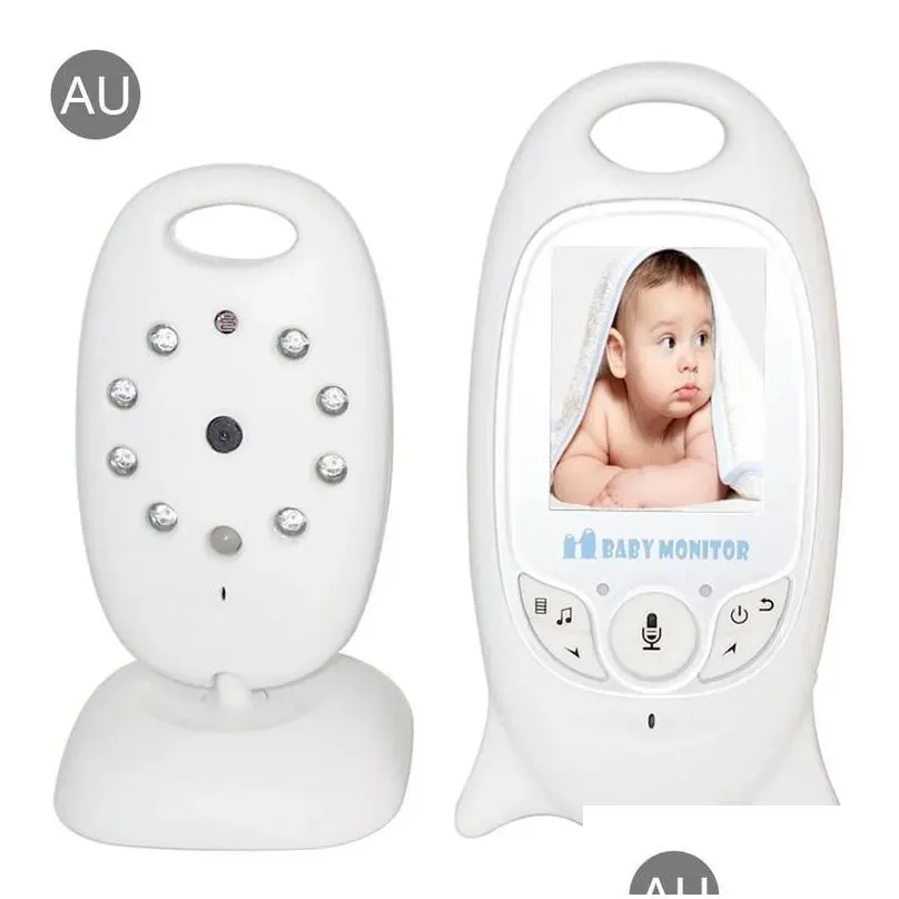 2 inch color video wireless baby monitor with camera baba electronic security 2 talk nigh vision ir led temperature monitoring9551045