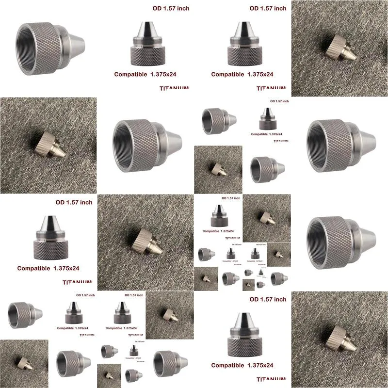 titanium screw cups thread adapter 1.375x24 fitting adpater 1/2x28 5/8x24