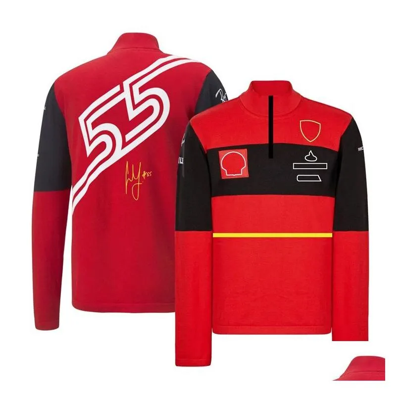 f1 formula one sweater 2022 new zipper racing suit men`s team hoodie casual sports sweater