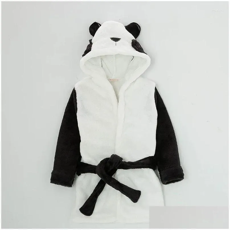 blankets lovely panda princess crown bathrobe cotton hooded beach towel spring warm cartoon baby cloak