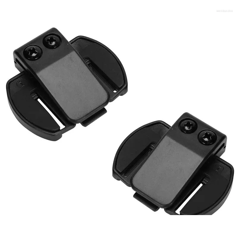 motorcycle helmets 4 pcs vnetphone v6 v4 v2-500c intercom accessories helmet clip mounting bracket headset