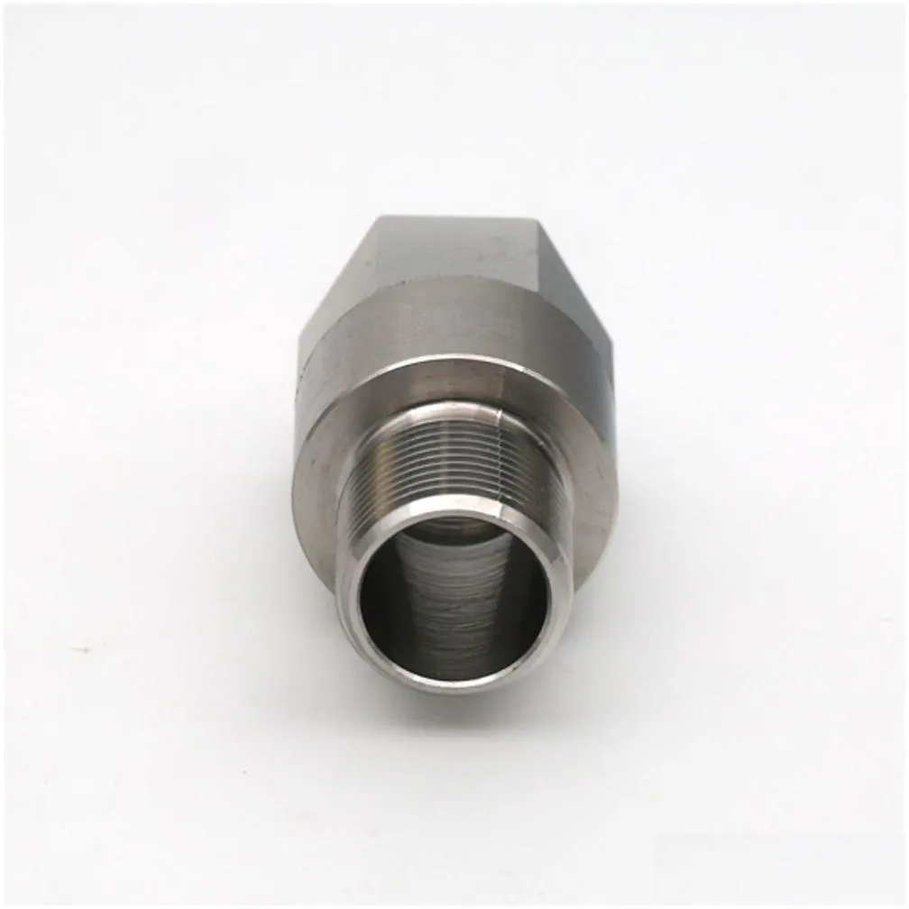 9/16-24 female to 5/8-24 male fuel filter adapter stainless steel thread adapter solvent trap threads changer ss screw converter