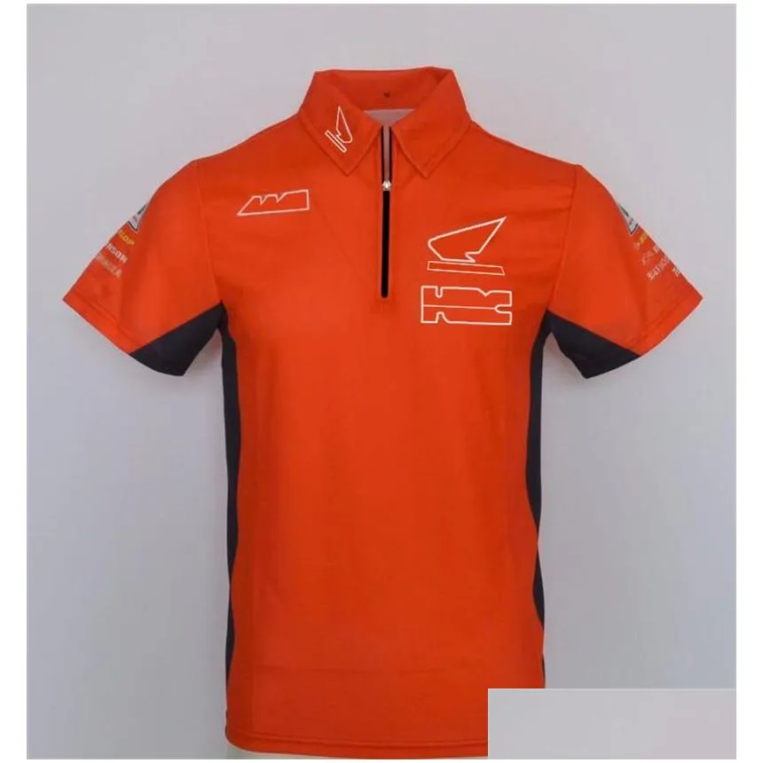summer motorcycle short-sleeved polo shirt outdoor riding lapel t-shirt car fan shirt can be customized