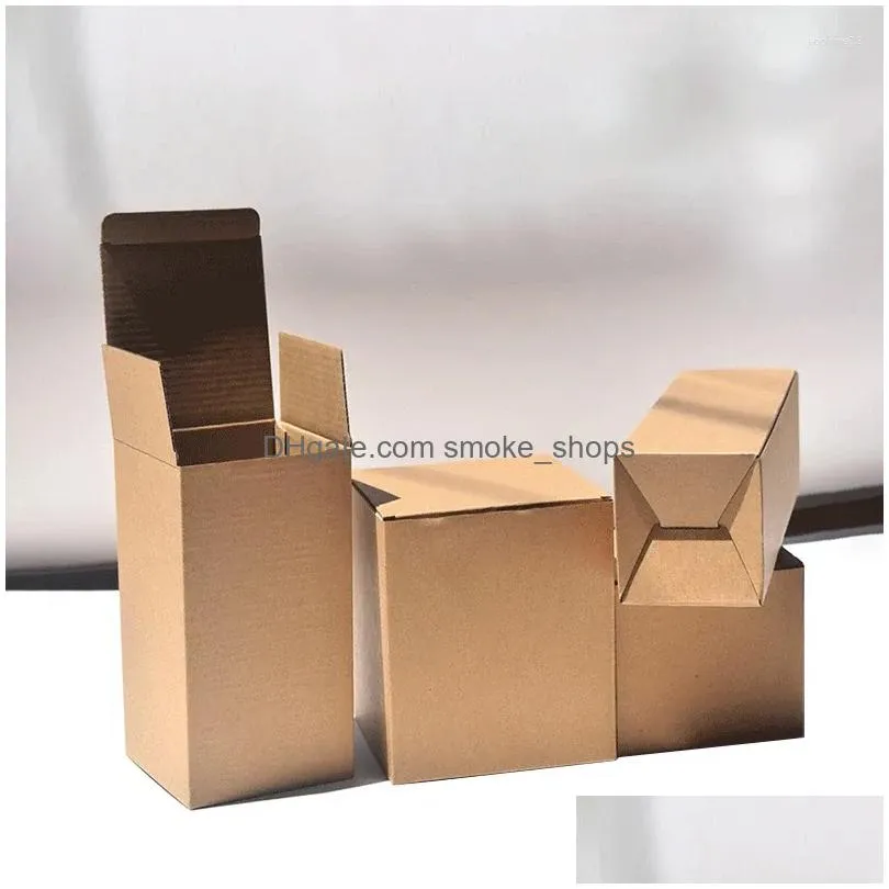 gift wrap 10pcs kraft paper corrugated box mug bottle electronic packaging wholesale items for business