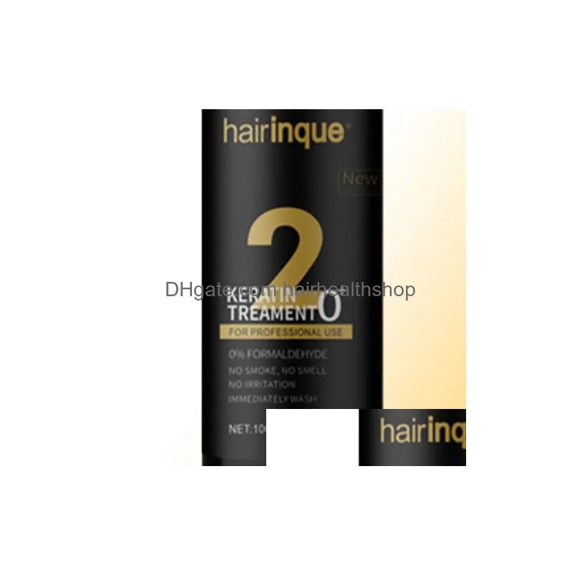 Shampoo&Conditioner Hairinque No Smell Keratin Treatment Conditioner 100Ml Nourishing Hair Spray Antistatic Replenishes Moisture Repai Dhqoi