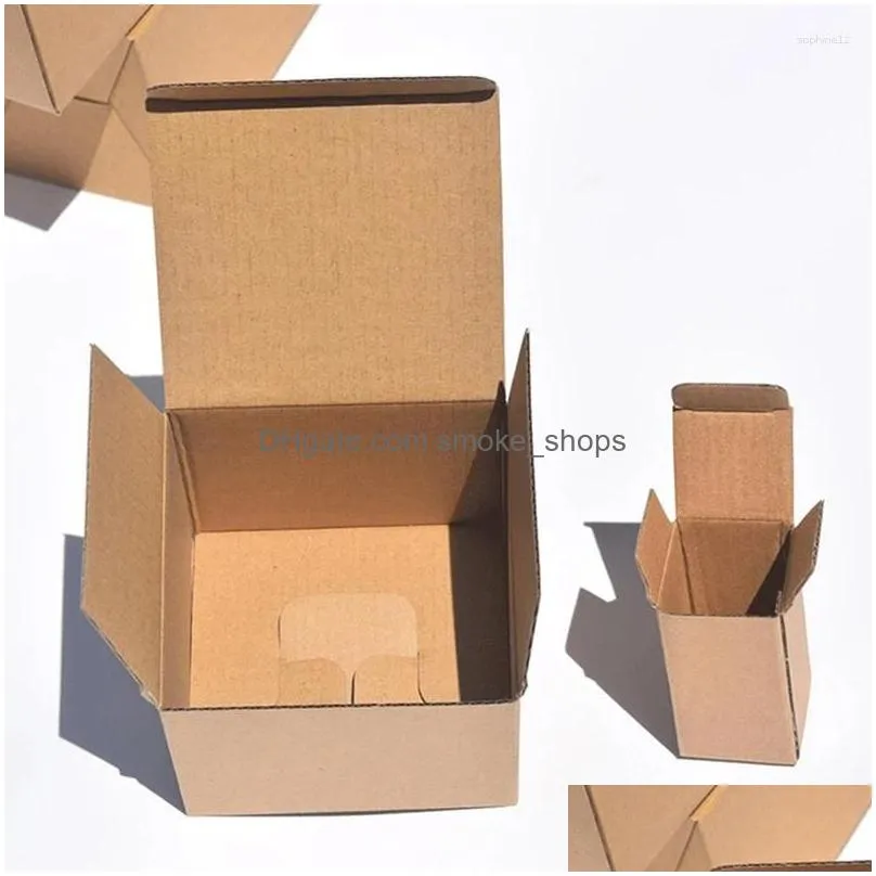 gift wrap 10pcs kraft paper corrugated box mug bottle electronic packaging wholesale items for business