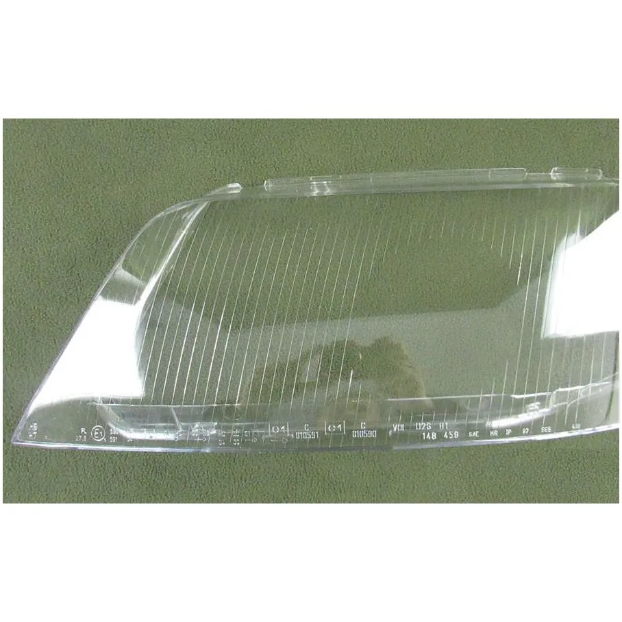 for audi a6 c5 99-02 headlamp lamp cover lens glass lamp cover headlight transparent lampshade 2pcs