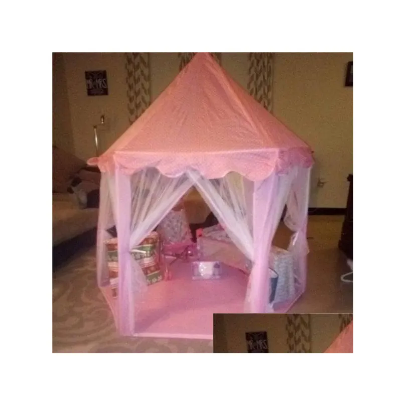 children furniture,portable folding princess castle tent children house