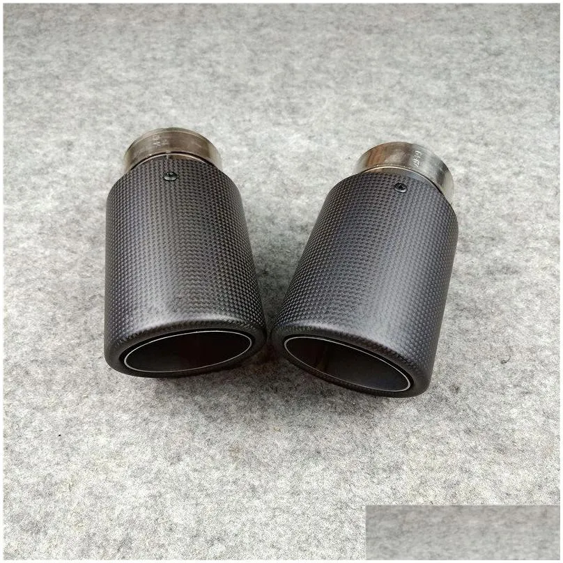 wholesale escape akrapovic muffler pipes & matte carbon exhausts tips for car exhaust end tip