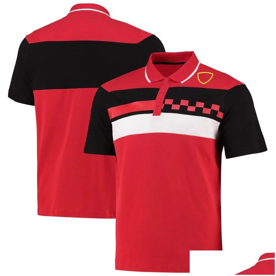 2023 new formula 1 t-shirt f1 t-shirt racing team t-shirts car fans casual breathable polo shirt summer car logo jersey shirts plus size