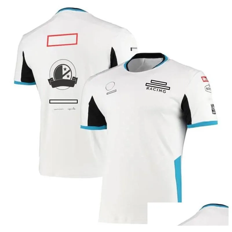 f1 team t-shirt new team co-branded polo shirt men`s racing series sports top