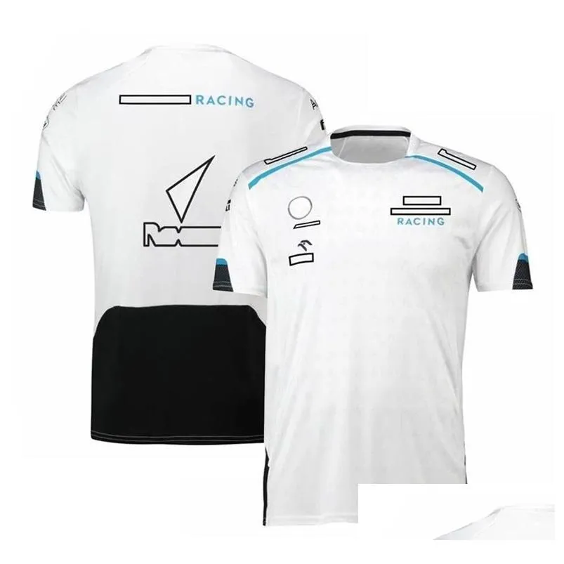 f1 team t-shirt new team co-branded polo shirt men`s racing series sports top