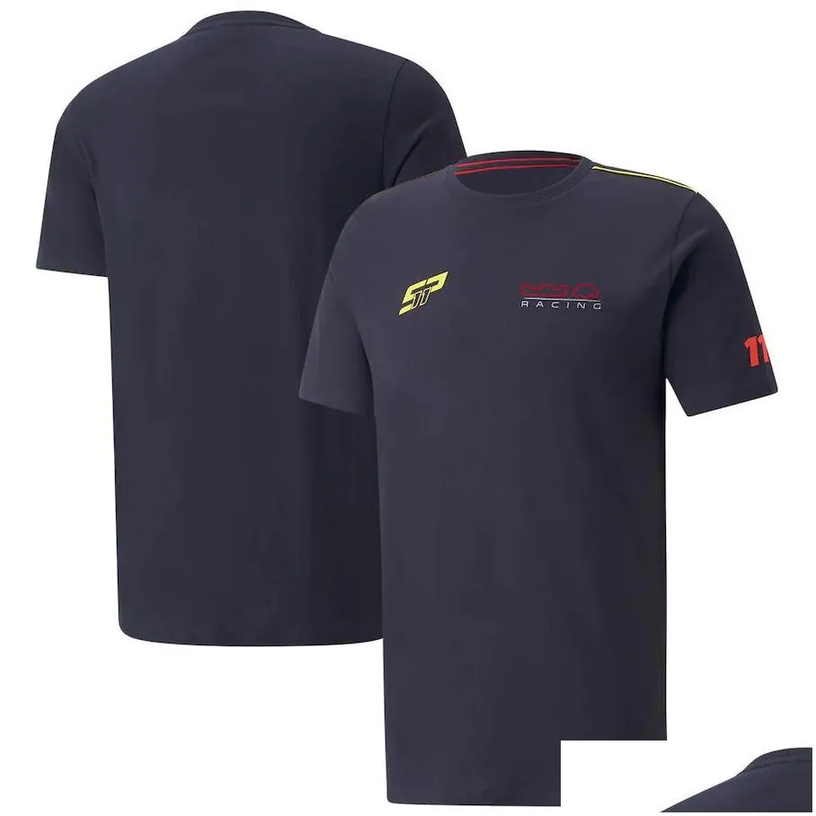 2022 new f1 t-shirt formula 1 racing suit t-shirts fans casual breathable short sleeves custom team logo men t shirts jersey