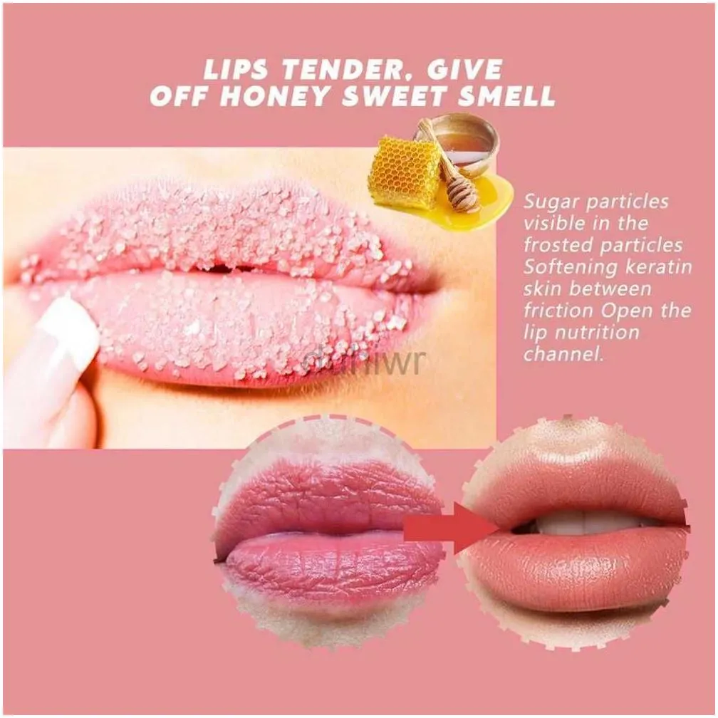 body scrubs peach lip scrub exfoliating lightening fade lip lines anti dryness removing dead skin moisturizing care makeup lip care