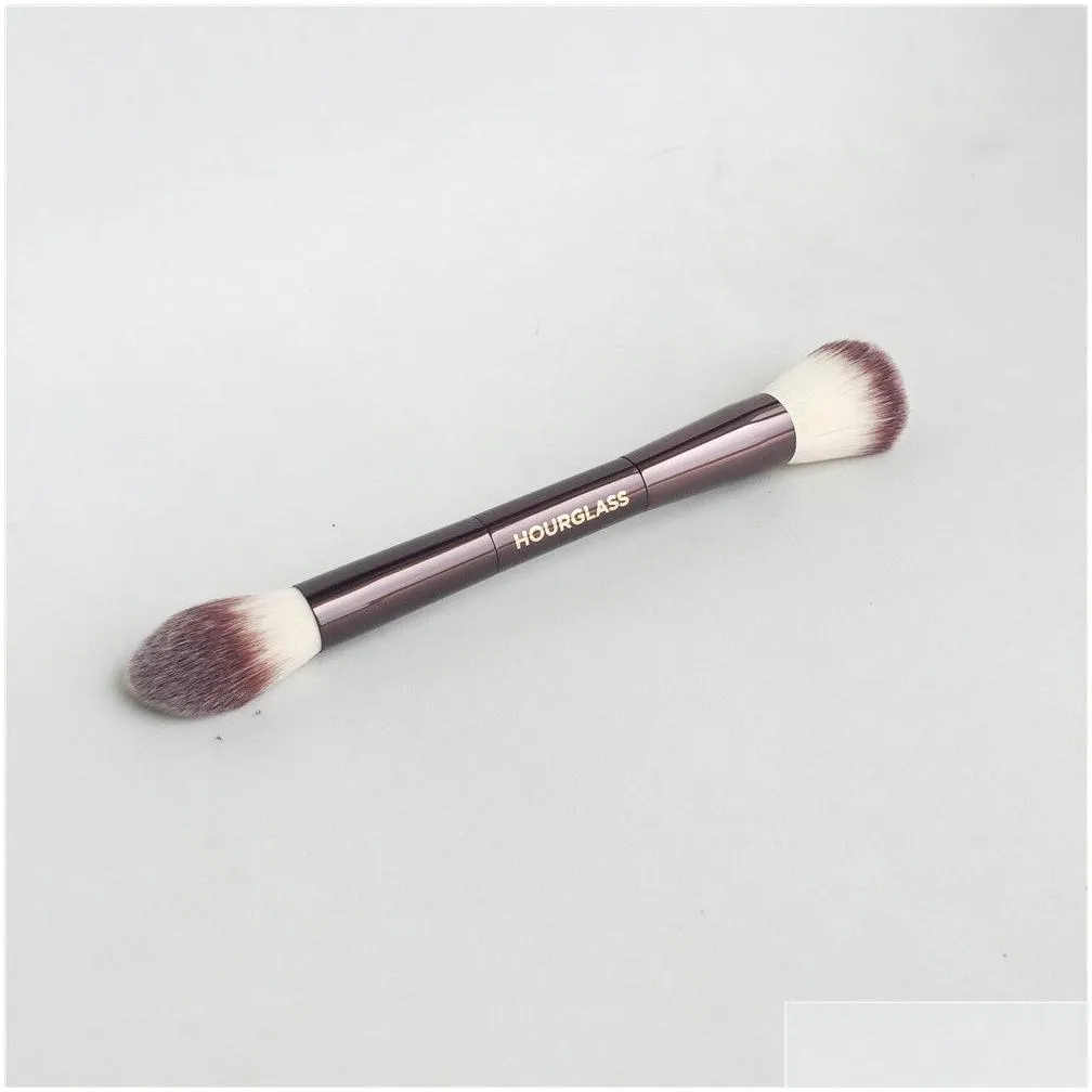 hg ambient lighting edit makeup brush dual-ended perfection powder highlighter blush bronzer cosmetics tools