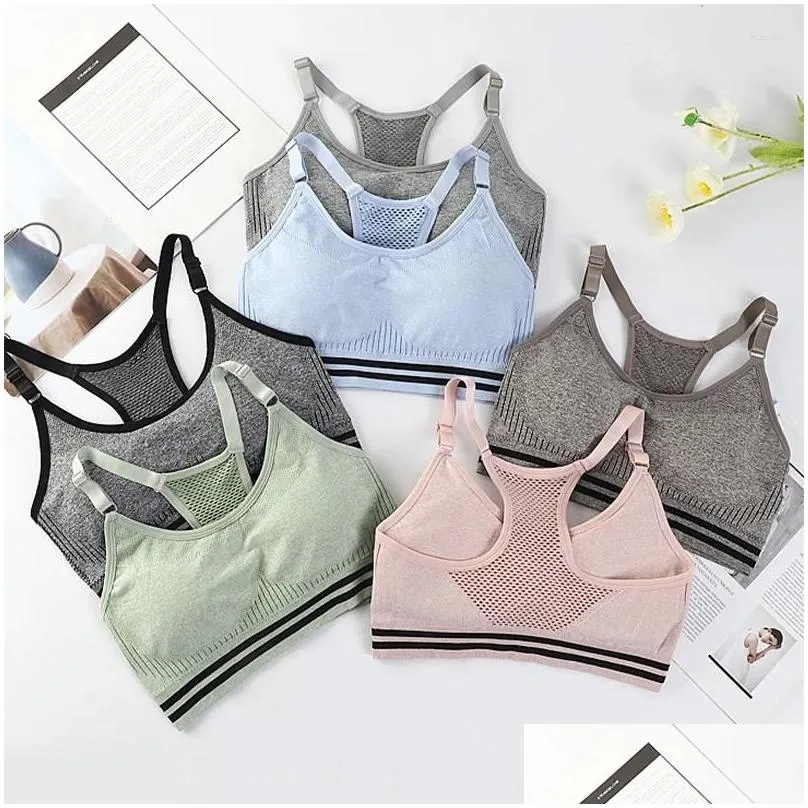 yoga outfit women sexy crop tops sports bra female beauty back fitness running underwear hollowed out breathable top bras