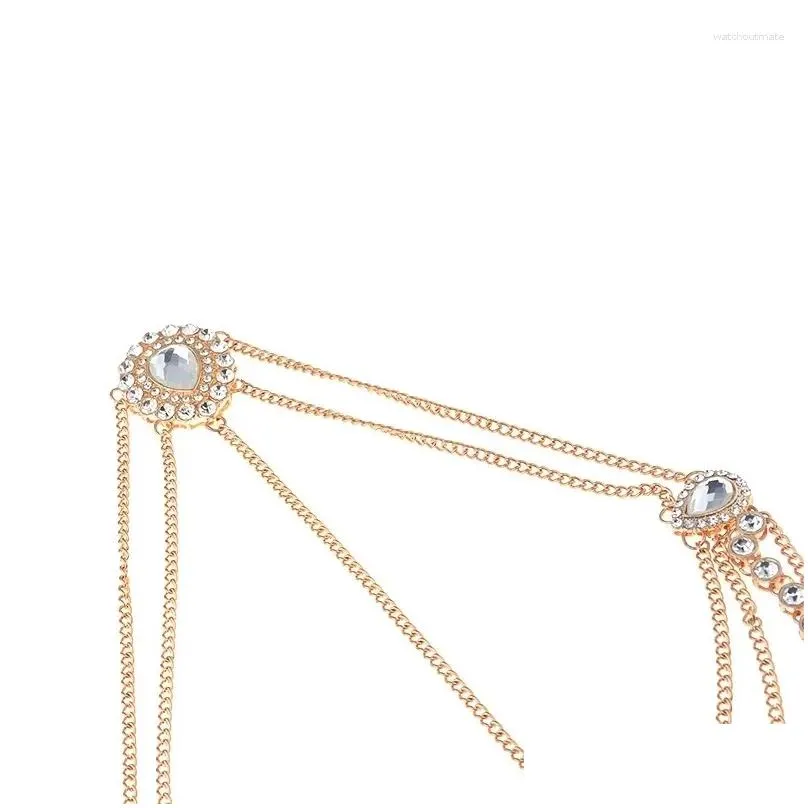 hair clips fashion style  headband jewelry plated hairclip wedding bridal head chain birthday gift