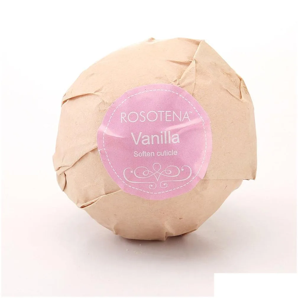 new rosotena 60 g white marble bath bubble steam explosion bath salt bath ball fizzer/bombs