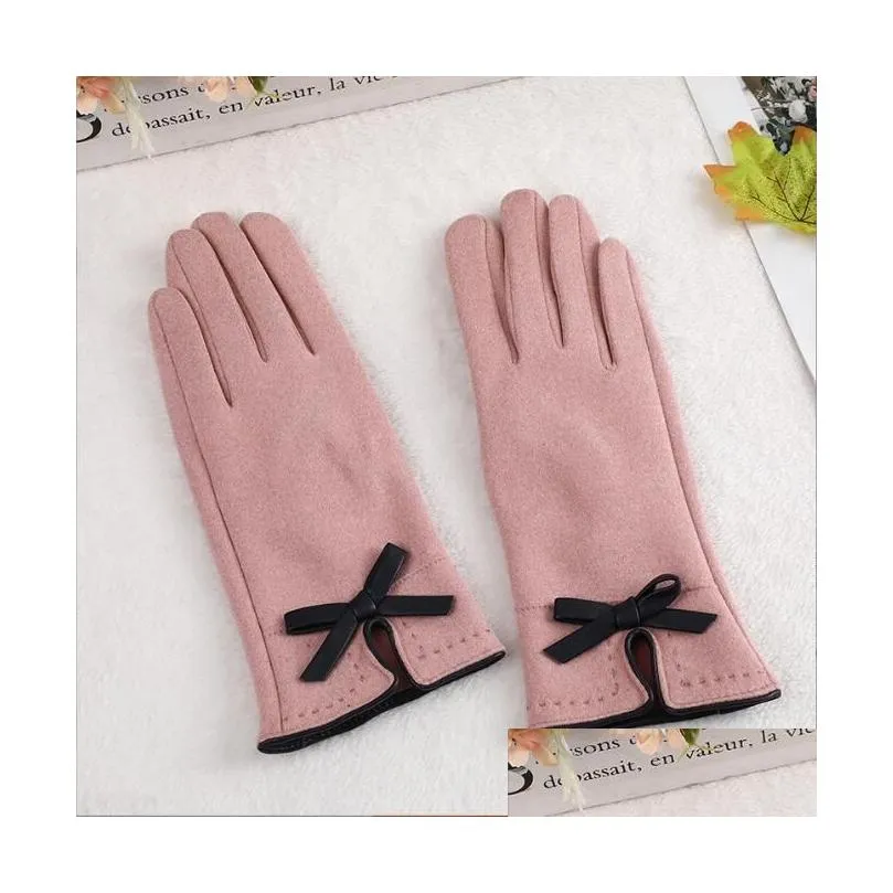 lu-409 high quality design new women`s waterproof and velvet warm fitness outdoor sports gloves