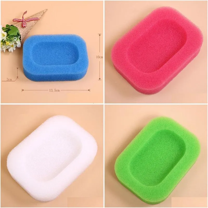 absorbent easy to dry soap holders sponge soap dishes box bathroom sets tray kitchen home bathroom accessories f3105