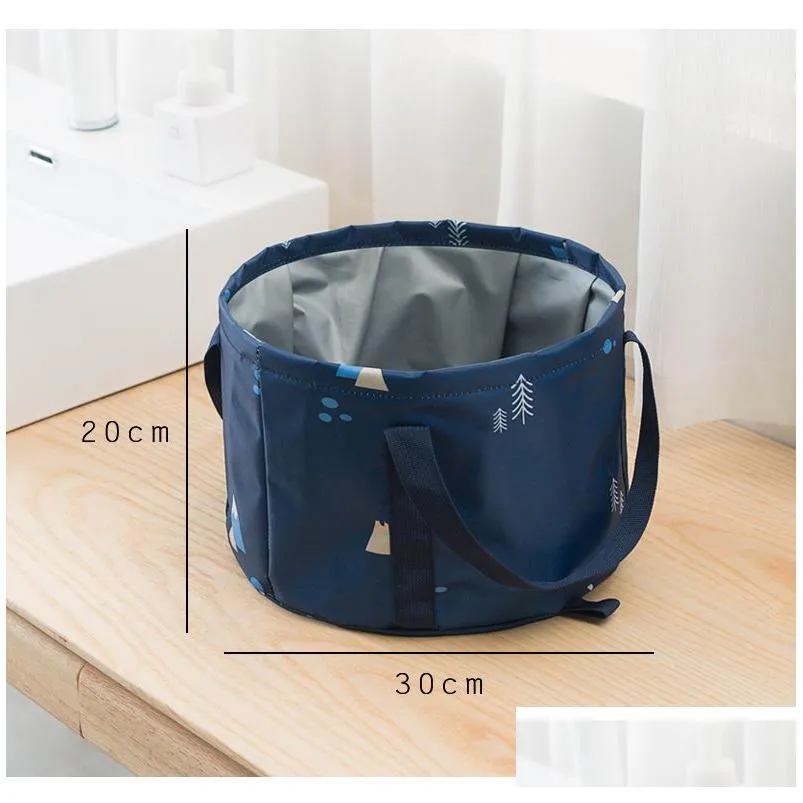 best selling collapsible basin portable travel laundry basin footbath outdoor travel supplies household cleaning tool bucket sz337