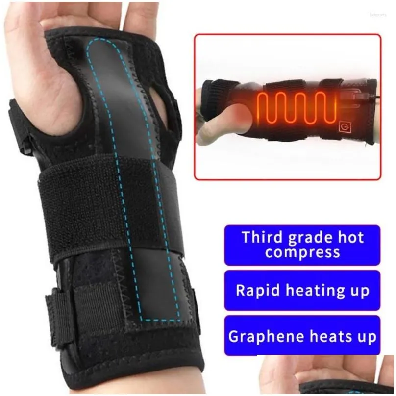 wrist support carpal tunnel pads brace sprain forearm splint strap protector for left and right adjustable tightness