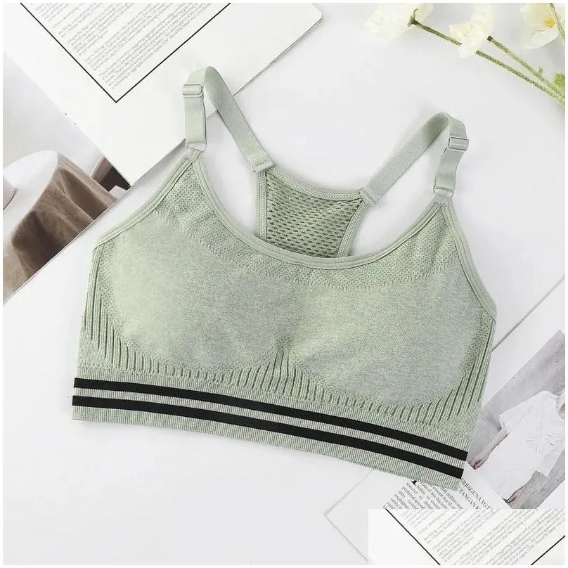 yoga outfit women sexy crop tops sports bra female beauty back fitness running underwear hollowed out breathable top bras