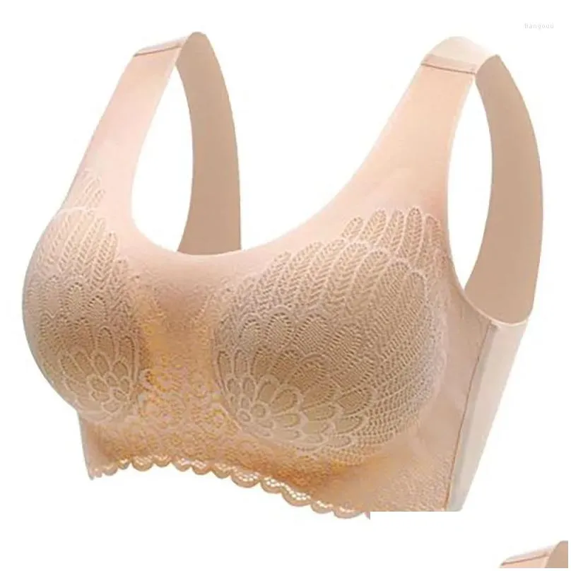 bras plus size bra 3xl4xl seamless for women underwear bh sexy lace brassiere push up bralette with pad vest top