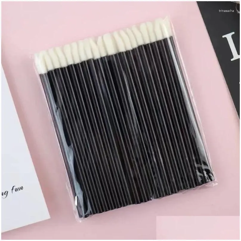 makeup brushes 50 pcs disposable lip brush eyelash mascara applicator lipstick makeups lash extension wands set cosmetic make up tools