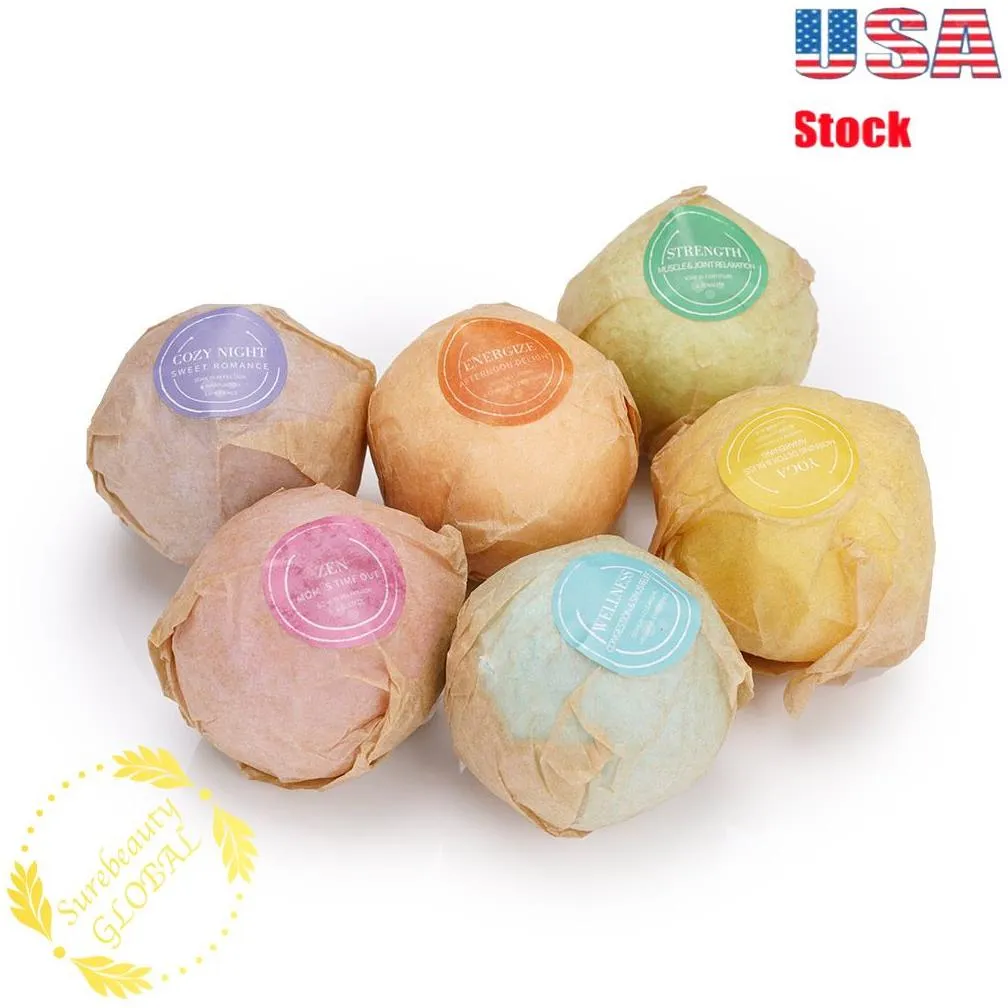 art naturals essential oil bath salts bombs moisturize relaxing assorted scents 6pcs multi color ball in us