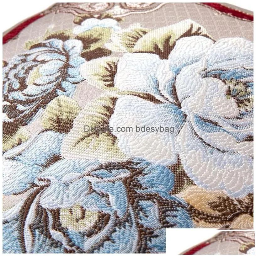 cushion/decorative pillow fashion embroidery cushion ers pillow cases bead string jacquard pillowcase throw for car living office bedr