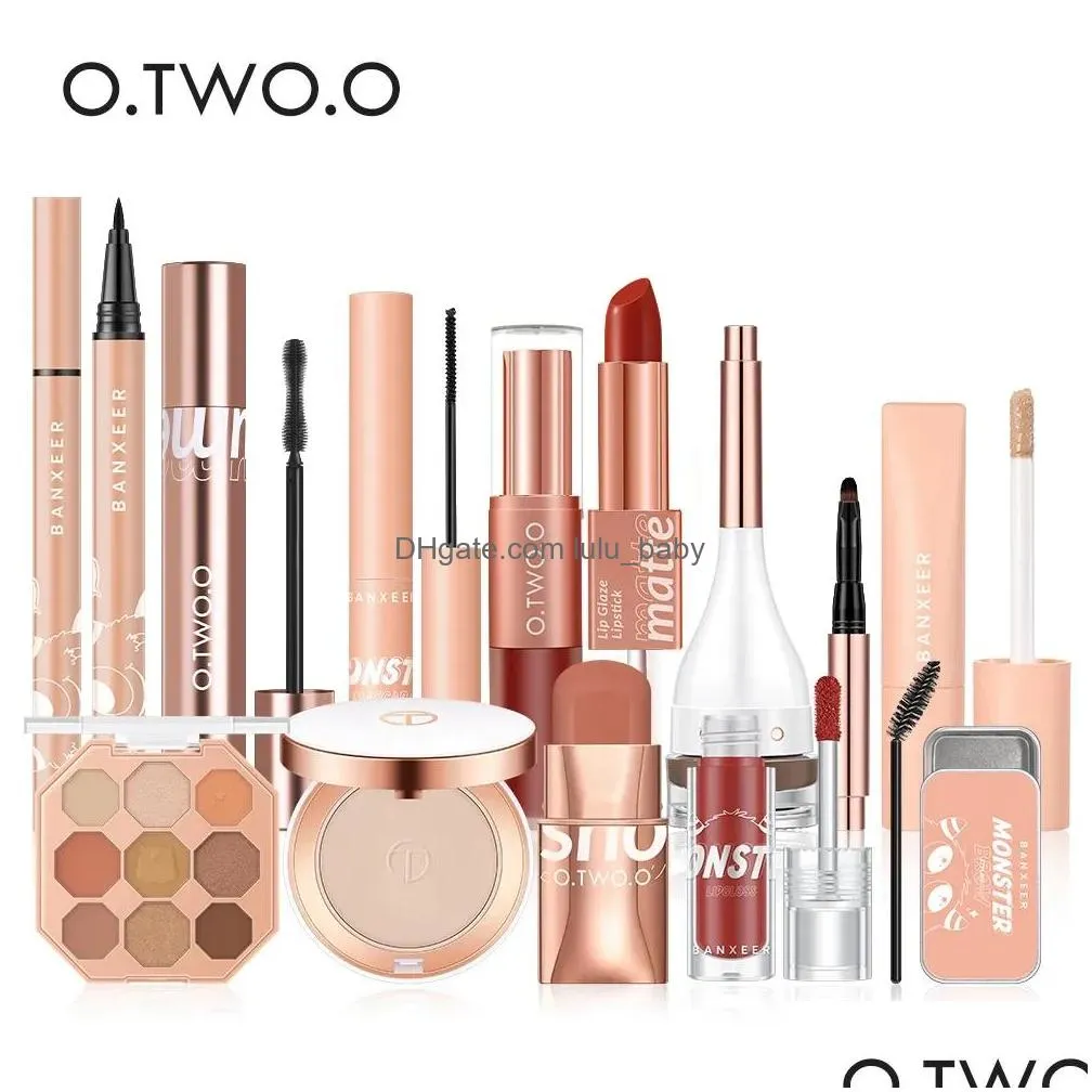 sets o.two.o 714pcs mascara eyebrow eyeliner pencil contour concealer liquid foundation eyeshadow face primer blush lipstick makeup