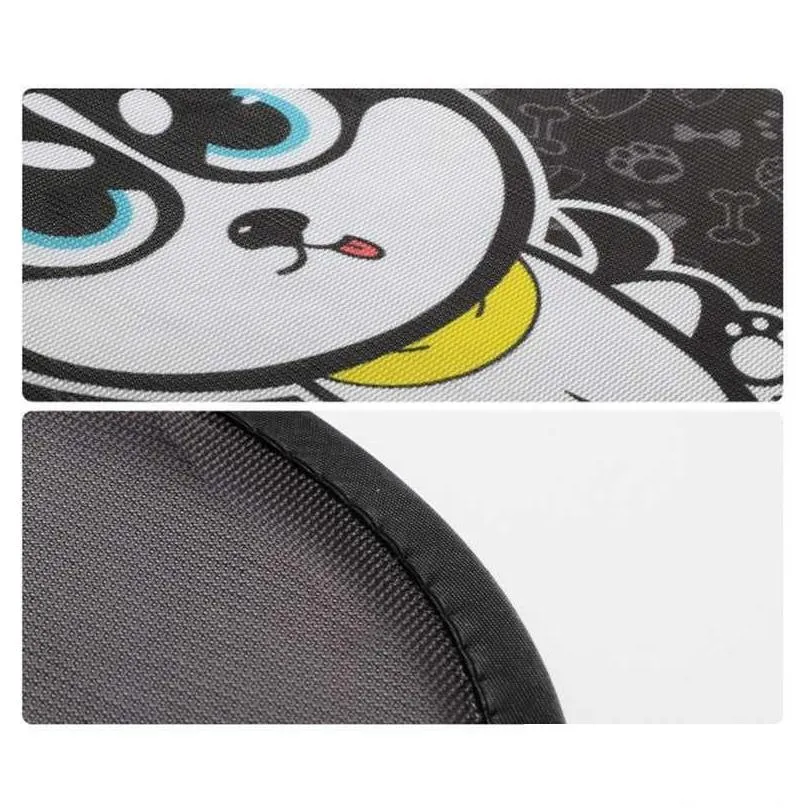 6/10/12inch 2pcs cartoon foldable car sun shades car window shades for rear and side window car heat shield protect baby window shade