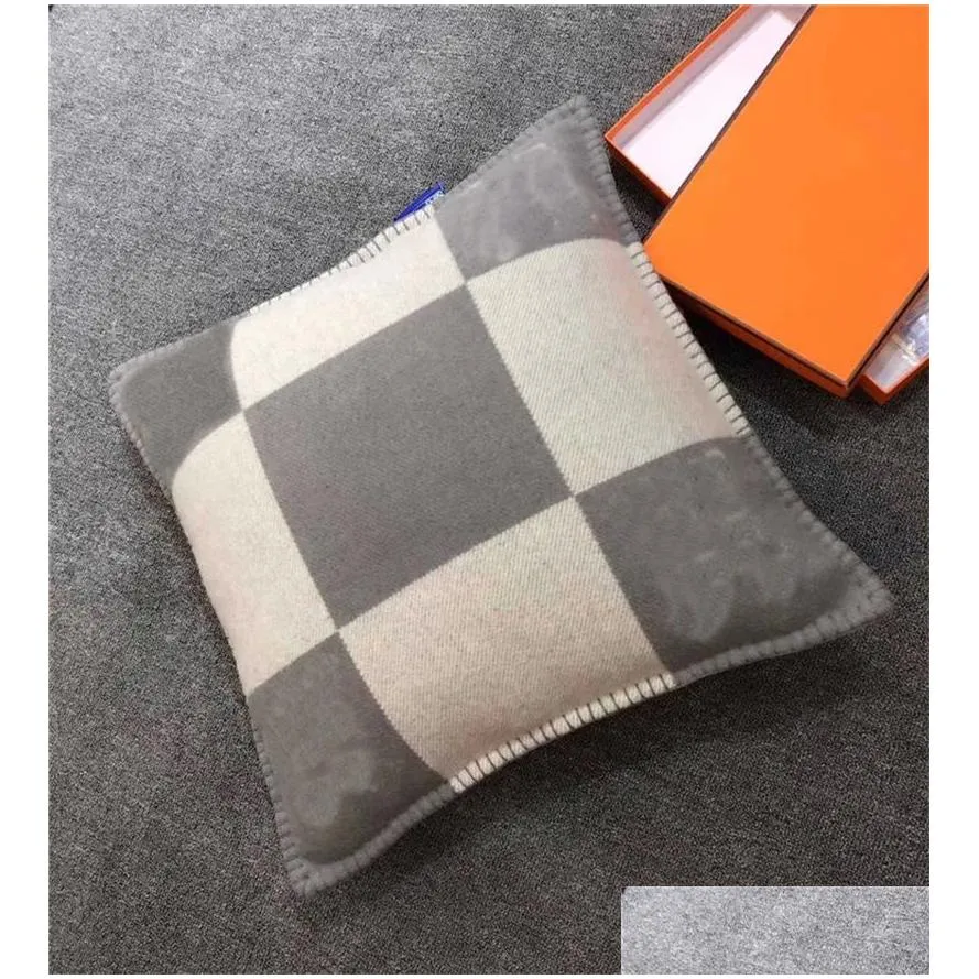 letter designer pillow bedding home room decor pillowcase couch chair sofa orange car thick cashmere cushion multisize men women