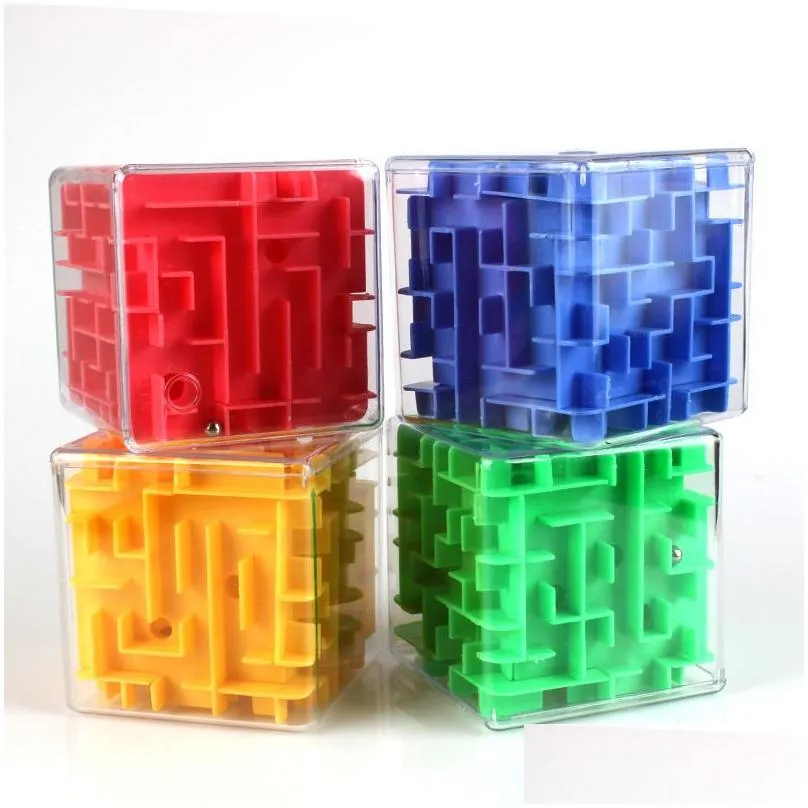 puzzle and early education toys transparent 3d walking beads maze marble intelligence decompression rubix cube toys for adult mirror quality puzzle maze