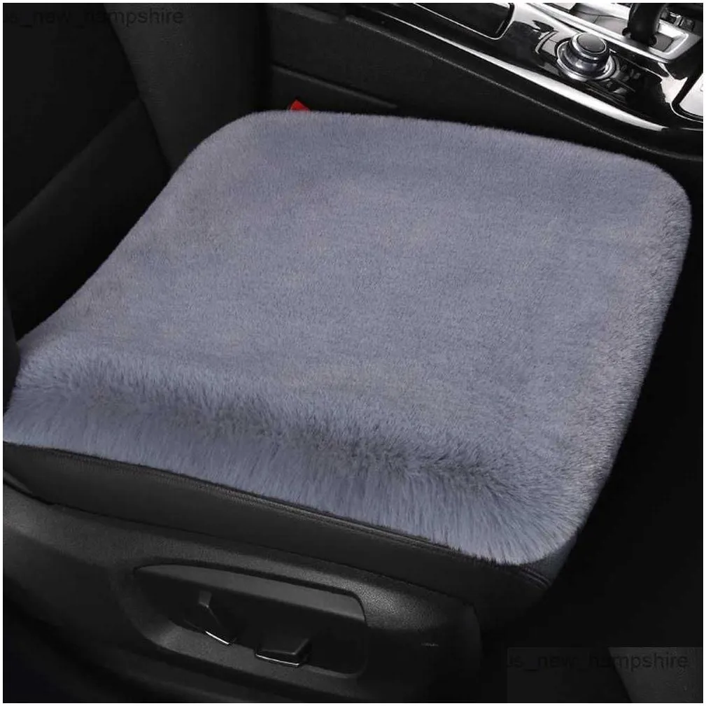 seat cushions car cushion winter warm plush rabbit fur warm and thickened office cushion plush seat cover cushion for bmw e46 e60 e90 f10