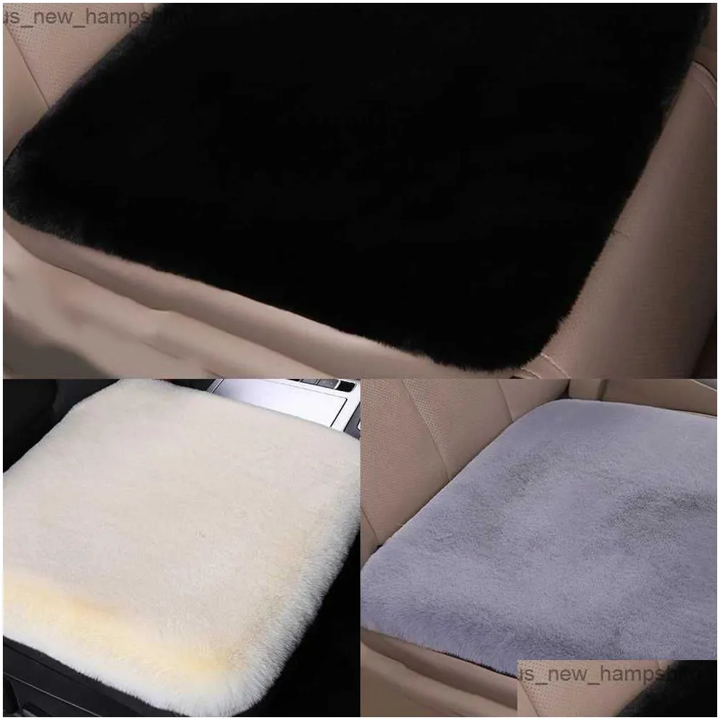 seat cushions car cushion winter warm plush rabbit fur warm and thickened office cushion plush seat cover cushion for bmw e46 e60 e90 f10