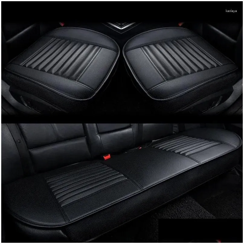 car seat covers universal cover breathable pu leather pad mat for auto chair cushion front four seasons anti slip