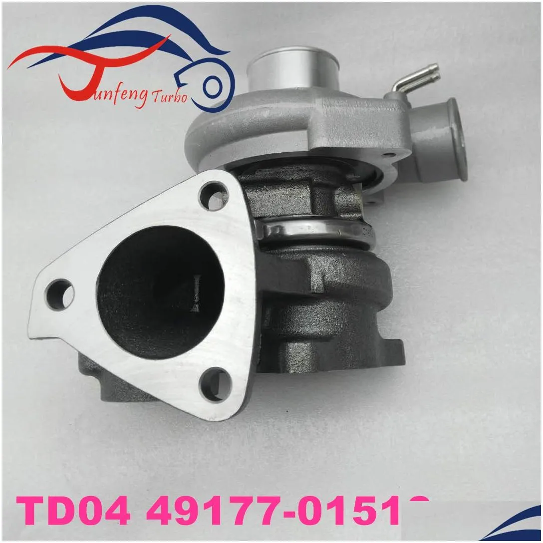 td04 turbocharger used for mitsubishi pajero ii l300 2.5 td with 4d56 engine 49177-01510 49177-01511 md168053